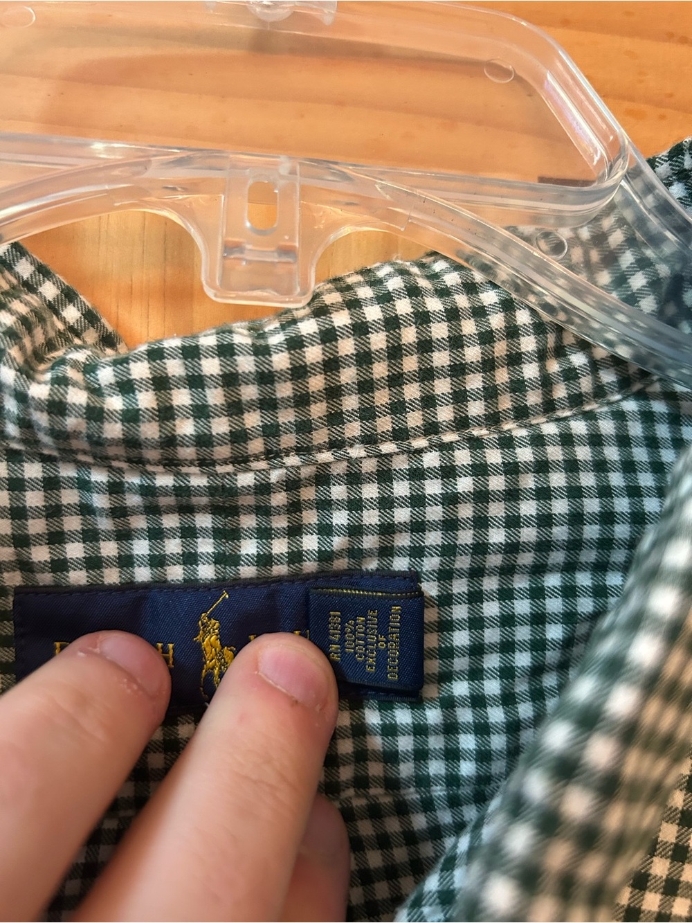 Ralph Lauren Green and blue Button-Down Shirt - Picture 4 of 7